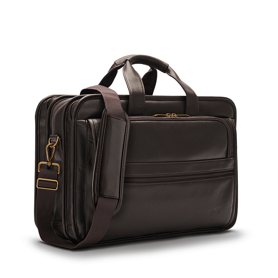 Classic Leather Briefcase - View 2