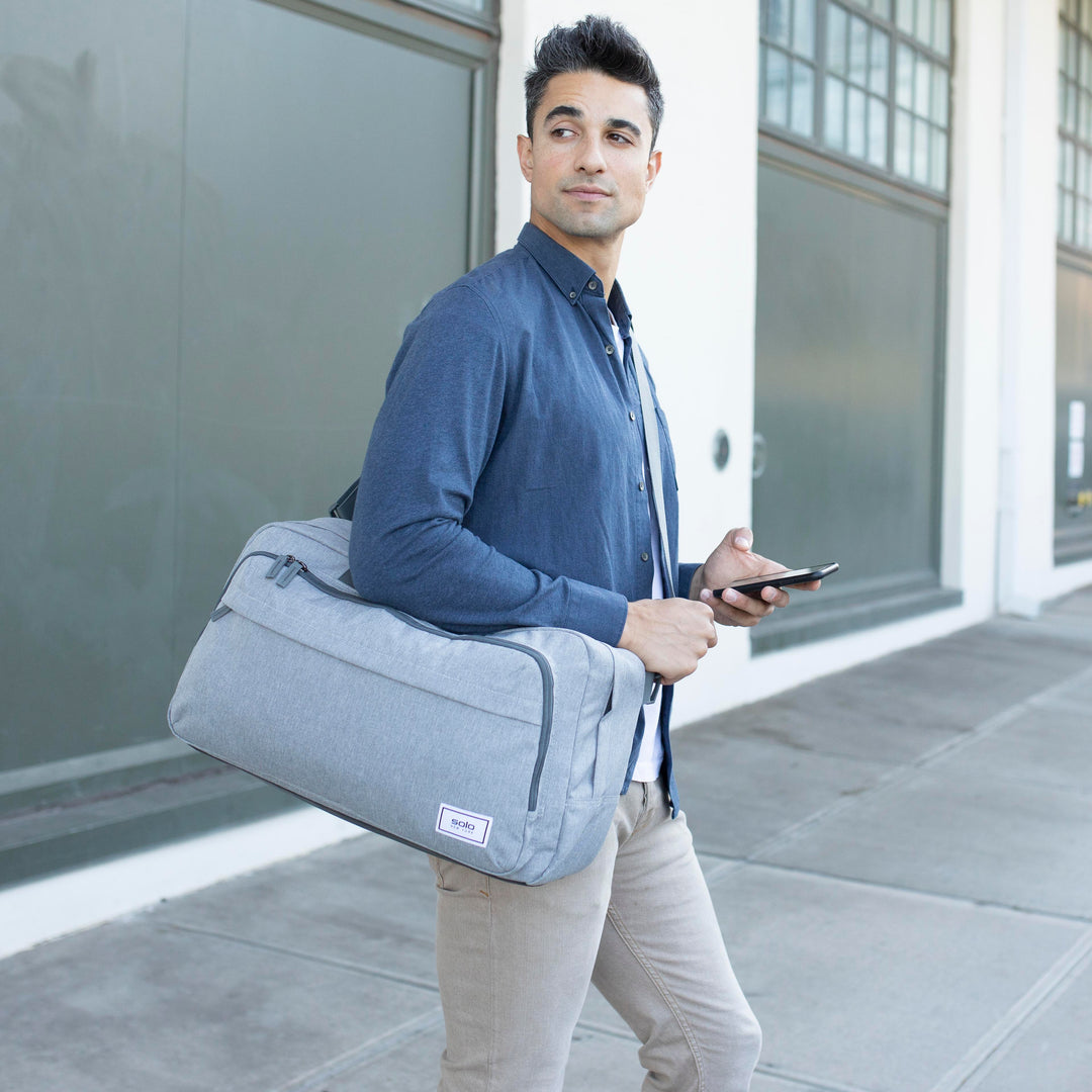 model wearing Solo Re:move Duffel