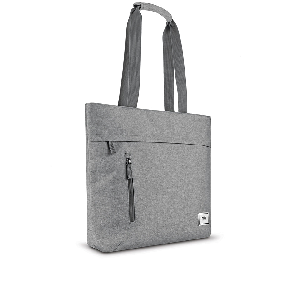 side view of Solo Re:store Tote in grey