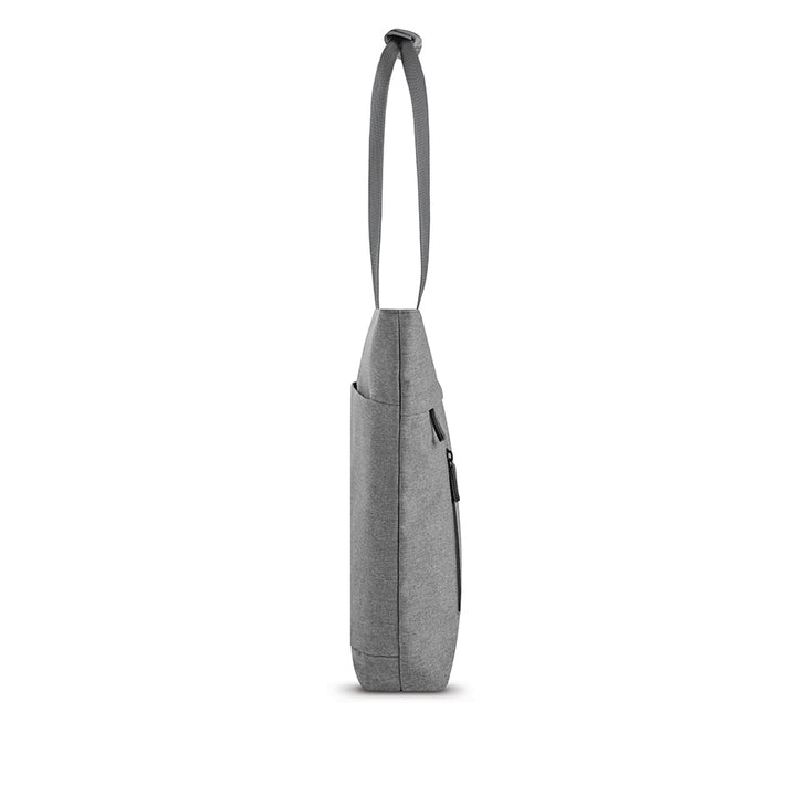 additional side view of Solo Re:store Tote in grey