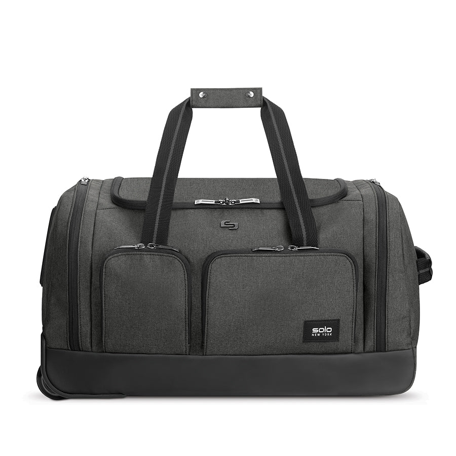bonjour u.s.a travel bag duffel rlling Leroy Rolling Solo New York Paris Bonjour and Eiffel Tower