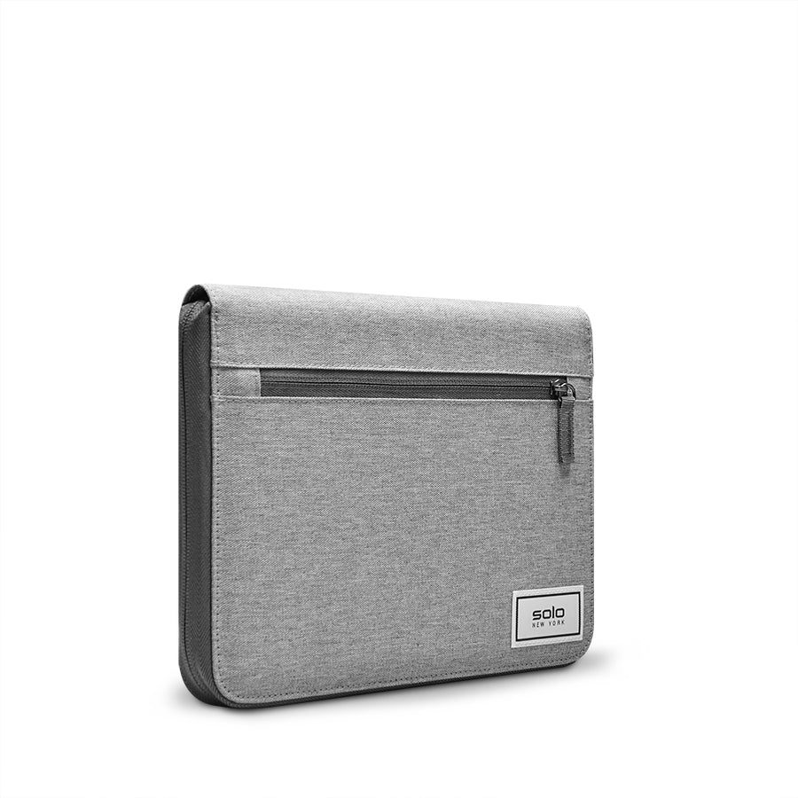 Re:Fresh Tablet Padfolio grey side view