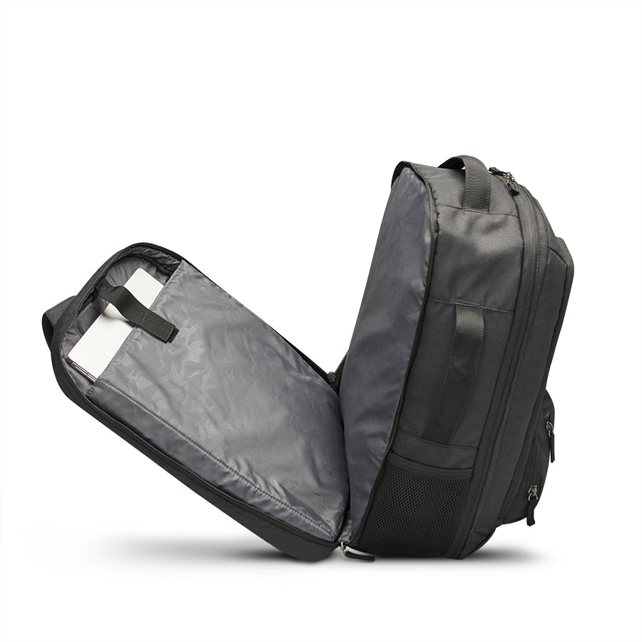 best tsa approved laptop backpacks SUIKIHUM Travel Backpack 35L Carry on Backpack with Shoe Compartment & Wet/Dry Separation, Bag Fits 18.4 Inch Computer, Water Resistant Backpack for Men Women, Grey : Electronics A zippered media pocket accesses ear bud port while a front zippered pocket features deluxe organization and a key fob Air Travel Best Travel Backpack