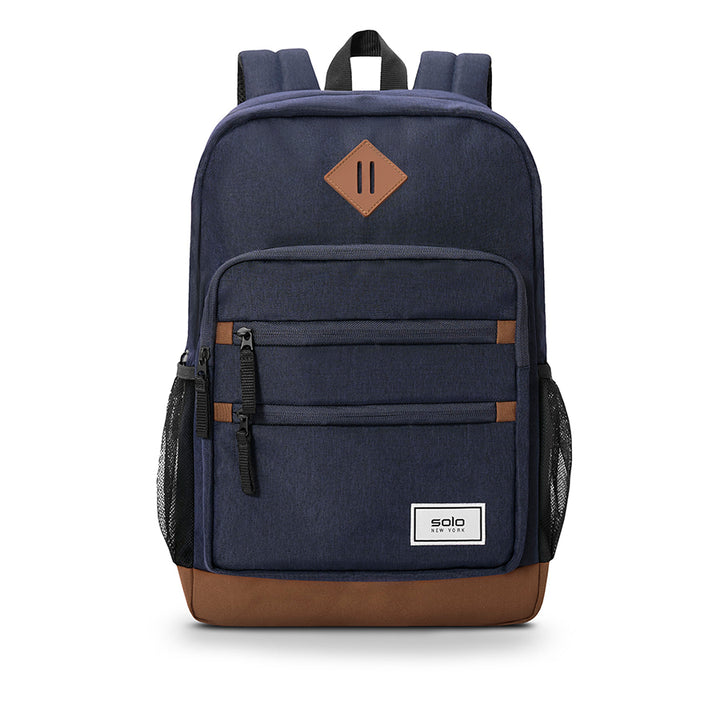 Re:Fresh Machine Washable Backpack blue front view