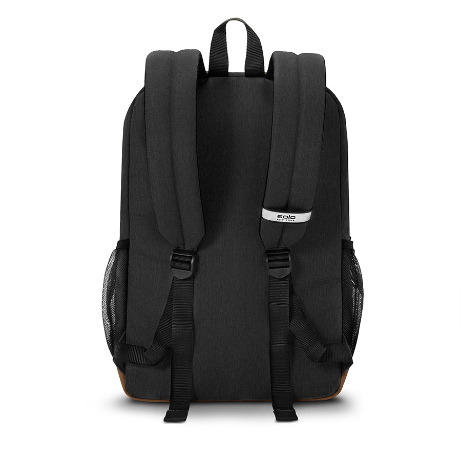 Re:Fresh Machine Washable Backpack black back view