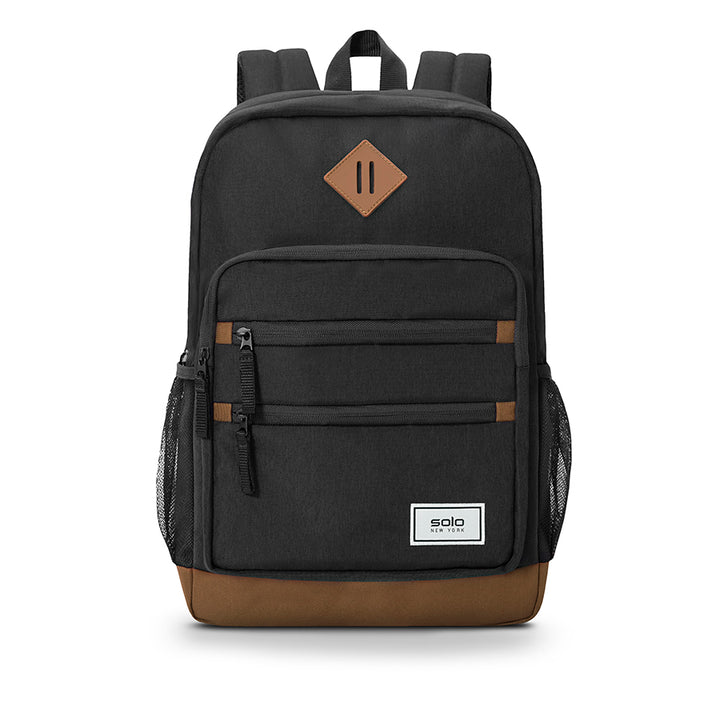 Re:Fresh Machine Washable Backpack black front view