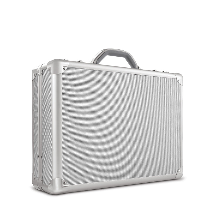 Brief Cases Men DOITOOL Silver Aluminum Briefcase With Lock