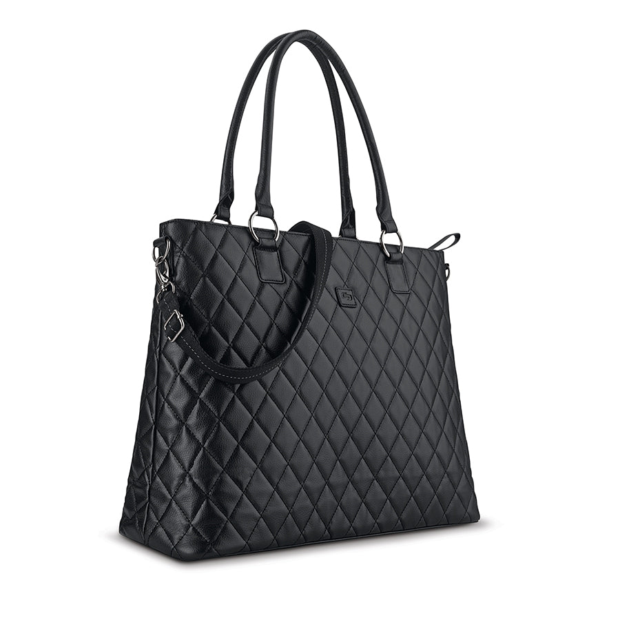 Michelle Obama Black & White Handbag With Wallet – Sincerely Bagz