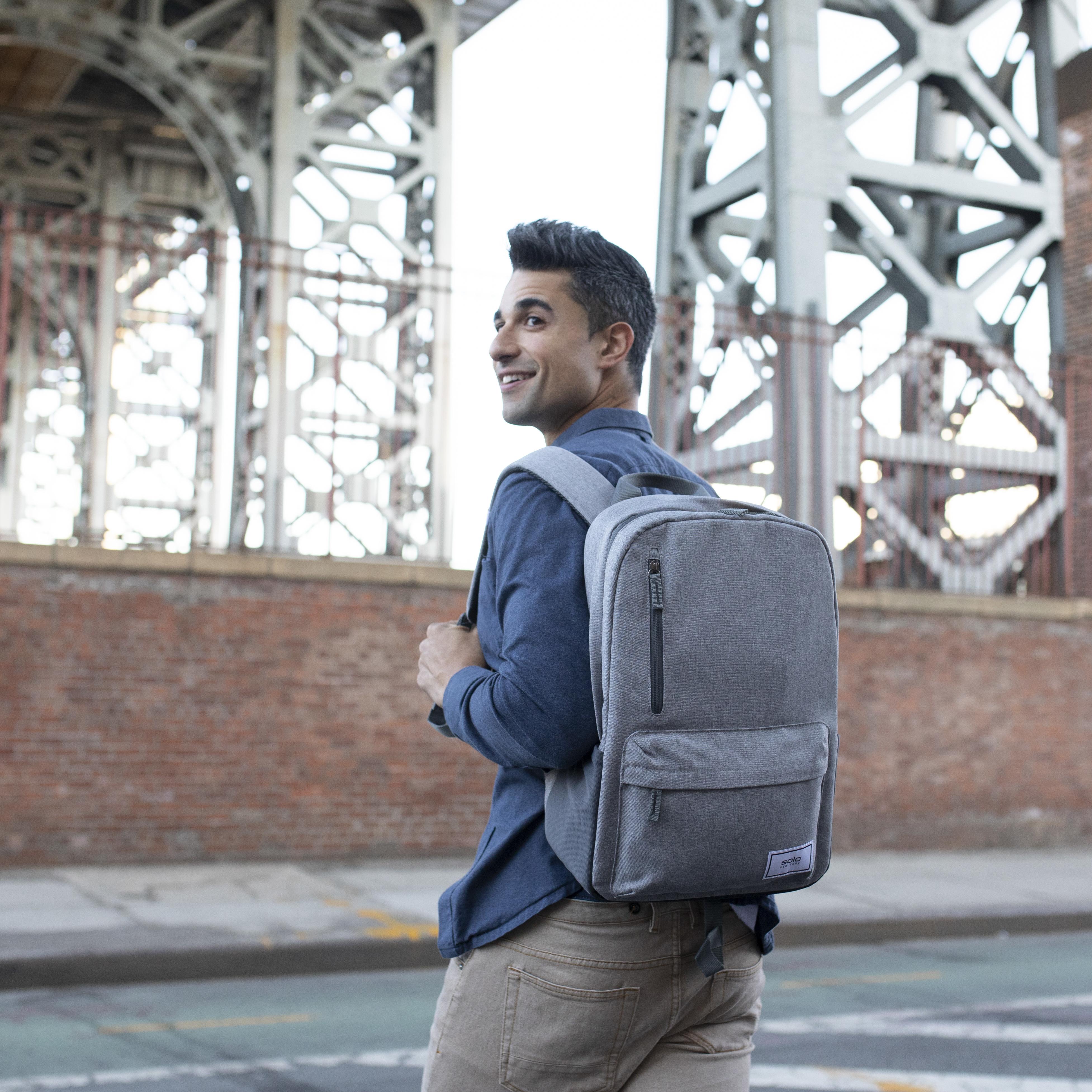 Grey discount laptop backpack