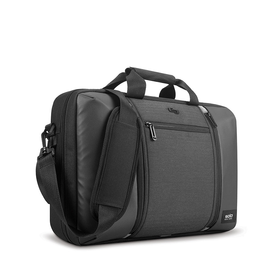 best 2-in-1 solo laptop hybrid briefcase backpack Solo Hybrid Carrying Case (Briefcase) for 15.6" Notebook