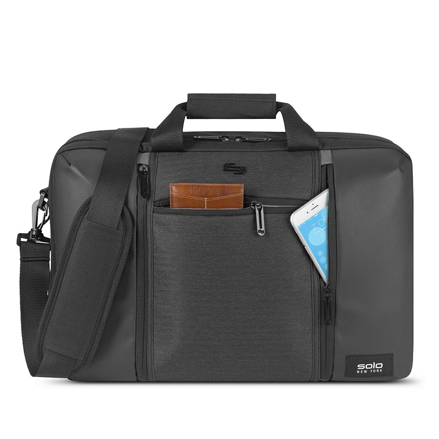 best hybrid briefcase backpack leather Solo Hybrid Carrying Case (Briefcase) for 15.6" Notebook