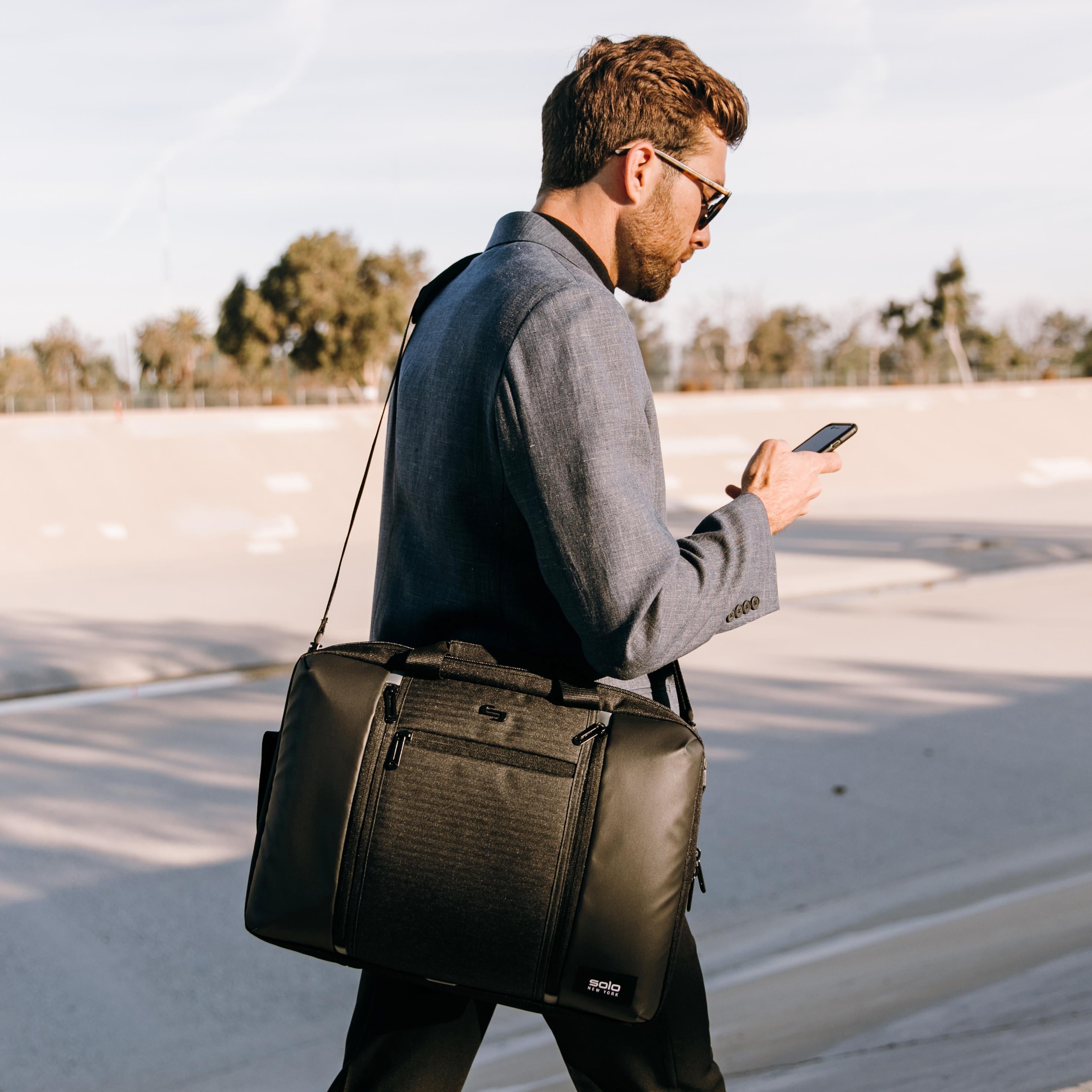 Hybrid briefcase 2025 backpack leather