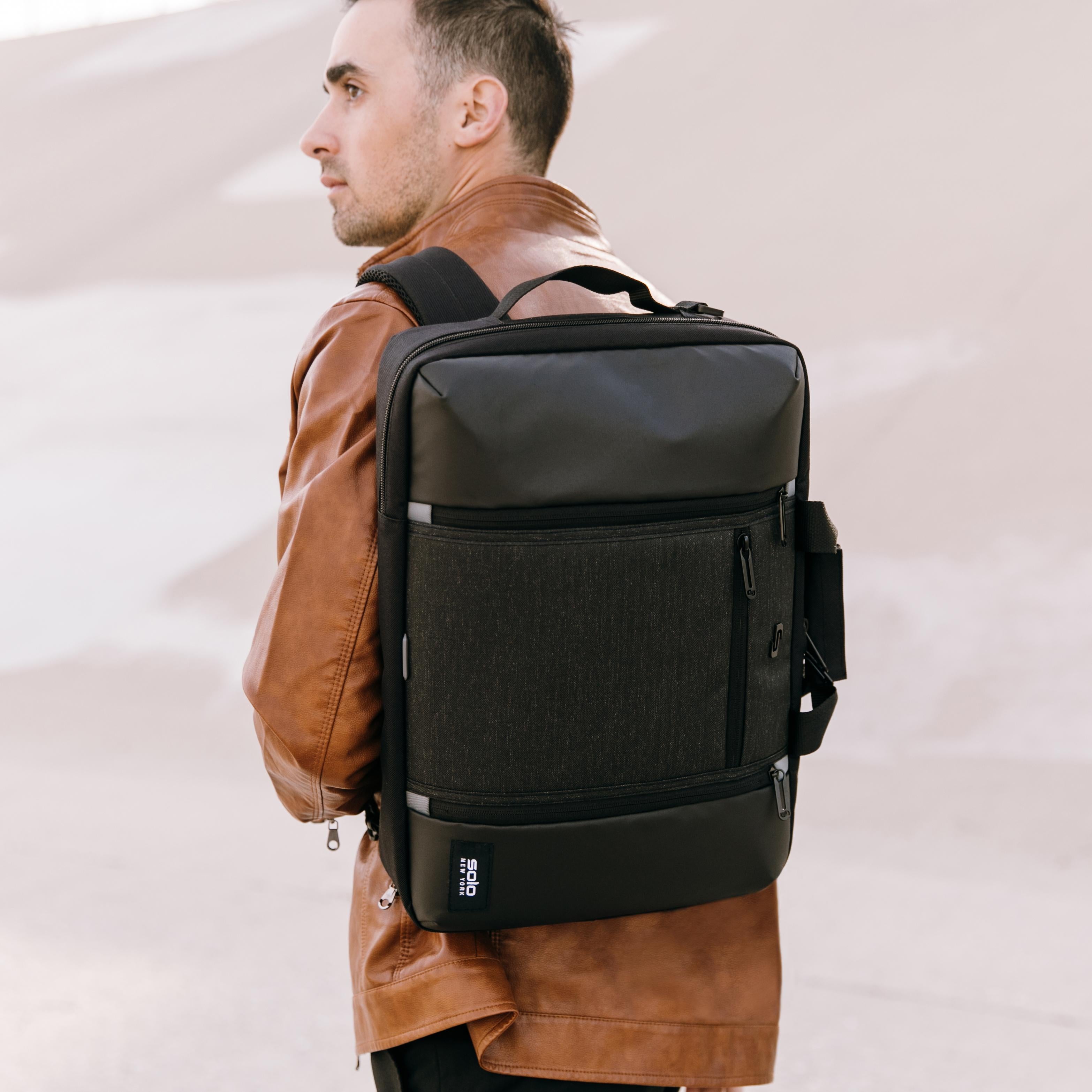 Solo laptop cheap hybrid briefcase backpack