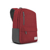 side view of Solo Re:cover backpack in red
