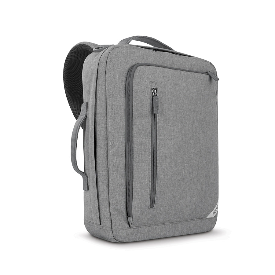 backpack briefcase leather one strap Convertible for 15.6" Laptop This large capacity leather backpack will bring you multiple compartments keep your belongings organized all documents and necessities items with you and are immediately accessible.This backpack has 3 zipper pockets to store shoulder straps and handles 10X Convertible Leather Messenger Backpack