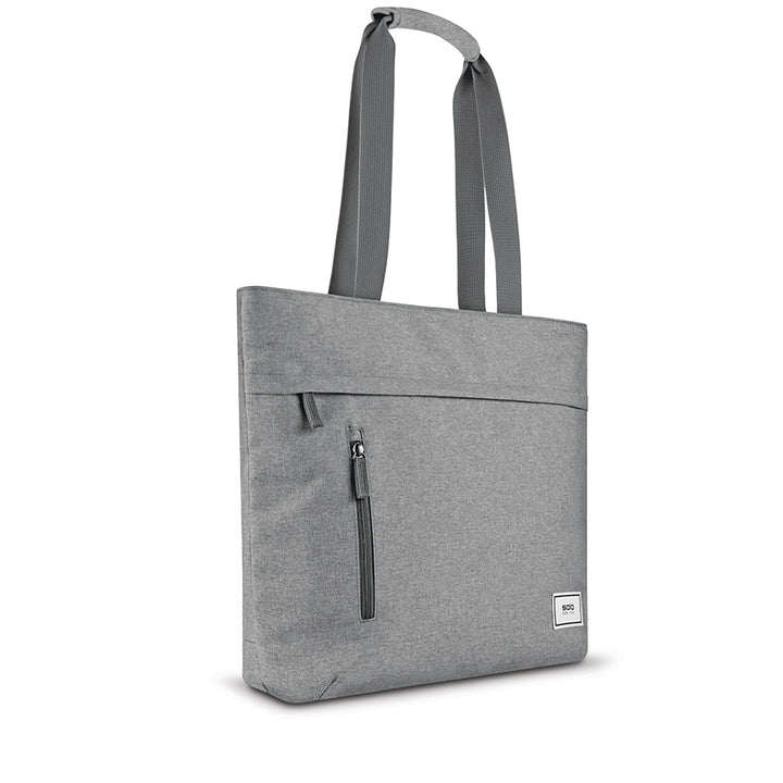 side view of Solo Re:store Tote in grey