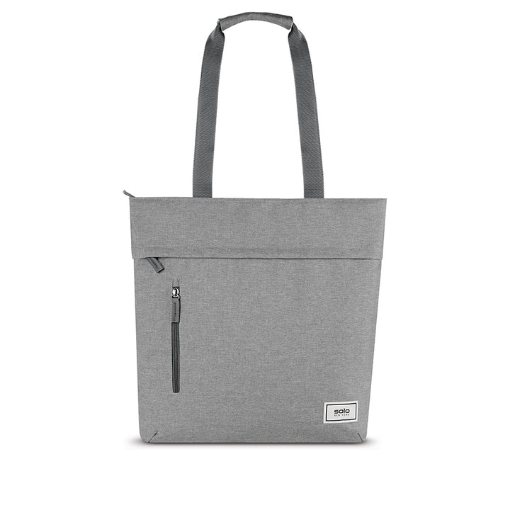front view of Solo Re:store Tote in grey