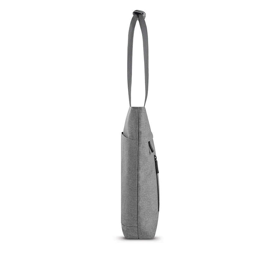 additional side view of Solo Re:store Tote in grey