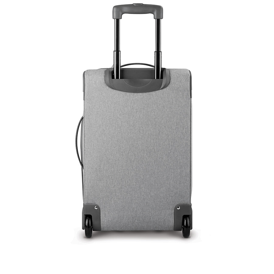 back view of Solo Re:treat Carry-on in grey