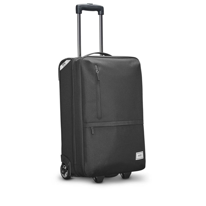 side view of Solo Re:treat Carry-on in black