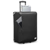 view highlighting zipper pcoket uses on Solo Re:treat Check-in suitcase