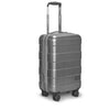front side view of Solo Re:serve Carry-On Spinner Suitcase