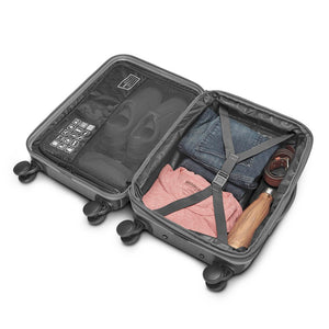 Solo Re:serve Carry-On Spinner, hard side, grey luggage
