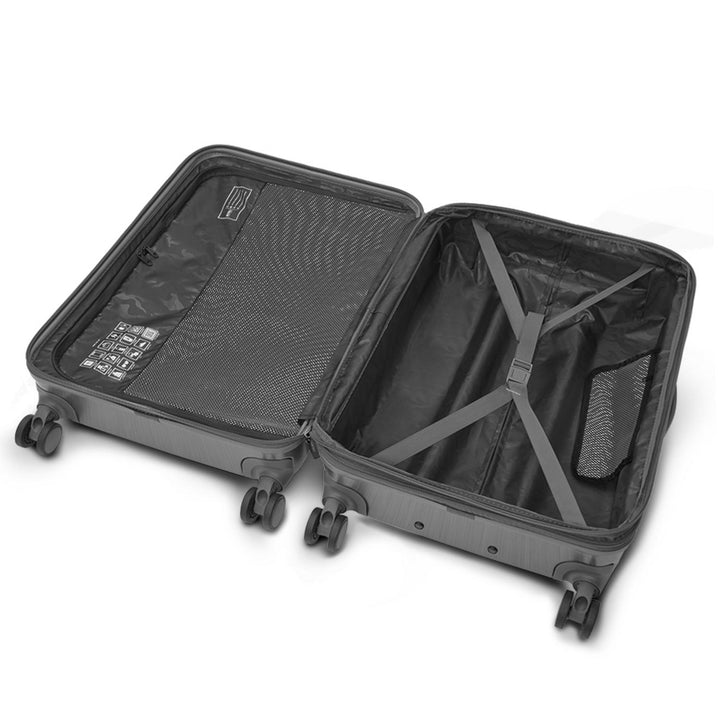 Solo Re:serve Check-In Spinner suitcase interior 