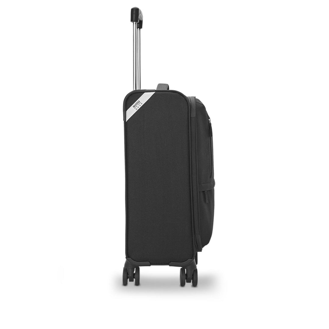 side view of Re:treat Carry-On Spinner suitcase