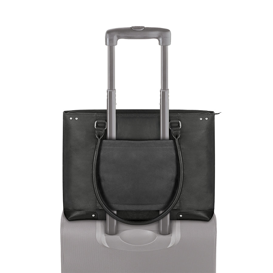 Jay Leather Tote - Leather Laptop Tote | Solo NY – Solo New York